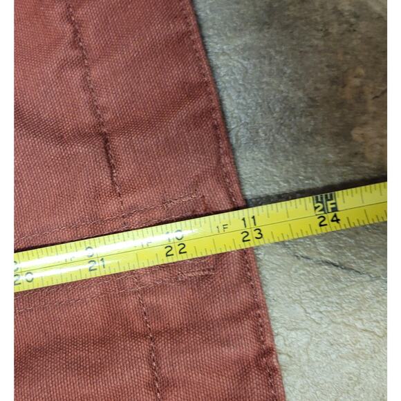 Vtg Carhartt Sherpa Lined Salmon Rose Pink Detroit Jacket Sz M Women W J097 VR8 - Picture 8 of 11